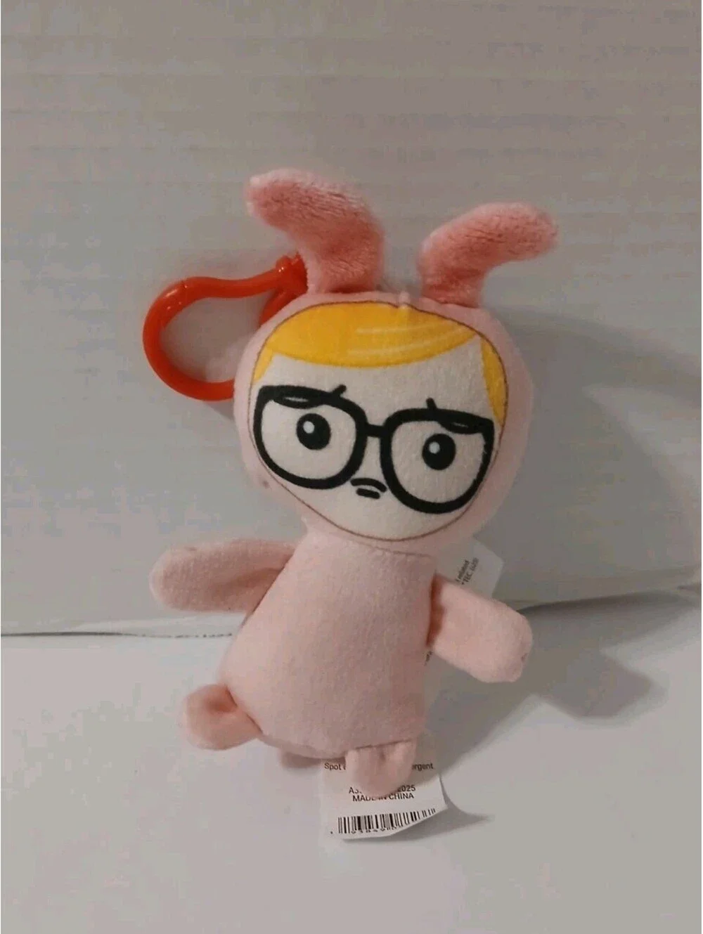 A Christmas Story Blind Bag Plush Clip Character-Ralphie In Bunny Suit